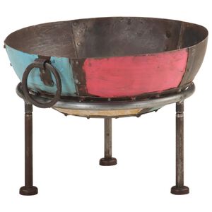 vidaXL Braciere Rustico Colorato &Oslash; 40 cm in Ferro