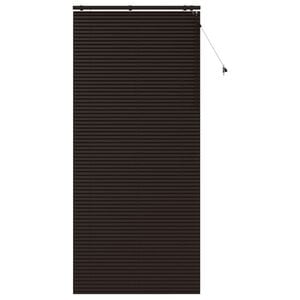 vidaXL Tenda Veneziana Marrone Scuro 105 x 250 cm 35 mm