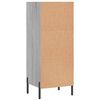 vidaXL Credenza Grigio Sonoma 34,5x32,5x90 cm in Legno Multistrato