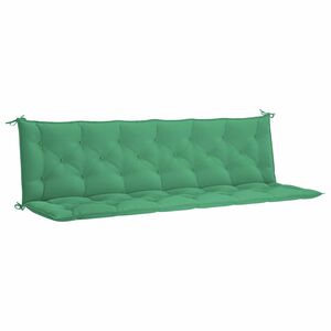 vidaXL Cuscini per Panca 2 pz Verdi 200x50x7 cm in Tessuto Oxford