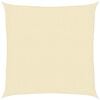 vidaXL Vela Parasole 160 g/m&sup2; Crema 3x3 m in HDPE