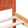 vidaXL Struttura del letto Marrone 75 x 190 cm Legno massello di pino