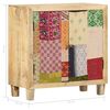 vidaXL Credenza con Patchwork 70x35x75 cm in Legno Massello di Mango
