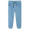 vidaXL Pantaloni Tuta per Bambini Blu Medio 104