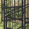 vidaXL Gabbia per Cani da Esterno in Acciaio 1,84 m&sup2;