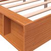 vidaXL Letto senza Materasso Marrone Cera 160x200 cm in Legno di Pino