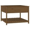 vidaXL Fioriera con Mensola Ambra 111,5x111,5x81cm Legno Massello Pino