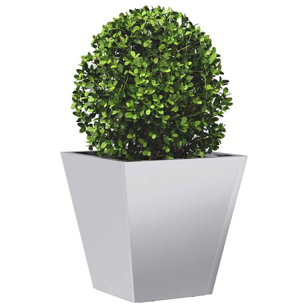 vidaXL Fioriere da Giardino 2 pz 40x40x40 cm in Acciaio Zincato