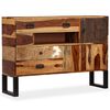 vidaXL Credenza in Legno Massello di Acacia 115x30x80 cm