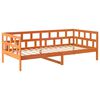 vidaXL Dormeuse senza Materasso Marrone Cera 90x190 cm Legno di Pino