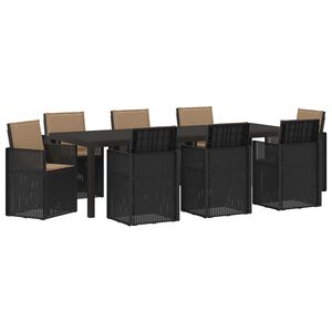 vidaXL Set da Pranzo per Giardino 9 pz Antracite e Tortora PP
