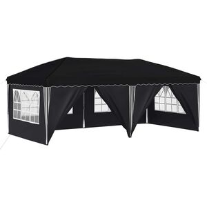 vidaXL Tenda per feste a pop-up 575 x 288 x 245 cm Antracite