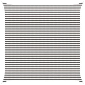 vidaXL Telo Ombra Grigio chiaro e bianco 5 x 5 m HDPE