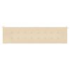 vidaXL Cuscino per Panca Beige 200x50x4 cm in Tessuto Oxford