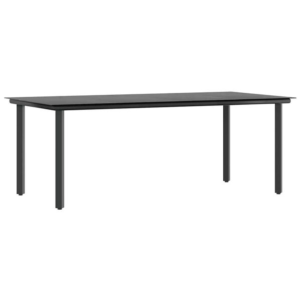 vidaXL Set da Pranzo da Giardino 7 pz con Cuscini Polyrattan Vetro