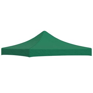 vidaXL Tetto per Tendone per Feste 3x3 m Verde 270 g/m&sup2;