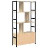 vidaXL Libreria Rovere Sonoma 80 x 30 x 155,5 cm Legno multistrato