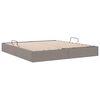 vidaXL Letto con Contenitore con materasso Talpa 160 x 200 cm Tessuto