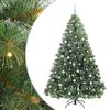 vidaXL Albero di Natale artificiale con 300 LED Verde 210 cm PE e PVC