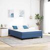 vidaXL Materasso da Letto con materasso Blu 140 x 190 cm Tessuto