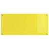 vidaXL Rivestimento da Cucina 2 pcs Giallo 110 x 50 cm vetro temperato