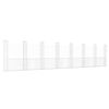 vidaXL Gabbione a U con 8 Pali in Ferro 860x20x200 cm
