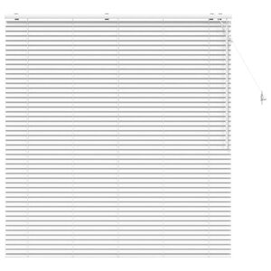 vidaXL Tenda Veneziana Bianco 145 x 160 cm 35 mm