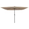 vidaXL Ombrello da giardino Talpa 295 x 295 x 245 cm