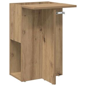 vidaXL Tavolino Rovere artigianale 35 x 40 x 55 cm Legno multistrato