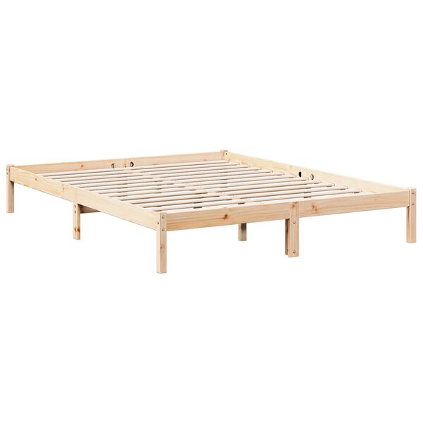 vidaXL Letto Extra Lungo senza Materasso 140x210 cm in Legno di Pino