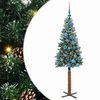 vidaXL Albero di Natale snodato Verde 150 cm