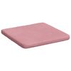 vidaXL Cuscini per Seduta 4 pcs Rosa 40 x 40 x 3 cm Velluto