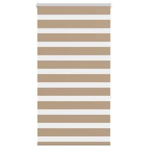 vidaXL Tenda a Rullo Zebra Larghezza Tessuto 65,9 cm Poliestere