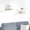 vidaXL Scaffali a Parete 2 pz Rovere 23x23,5x3,8 cm in MDF