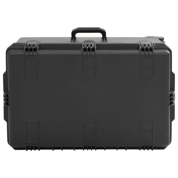 vidaXL Valigetta da Volo Portatile Nera 79,5x52x39 cm in PP