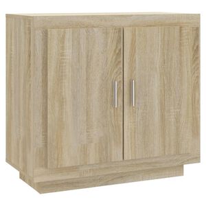 vidaXL Credenza Rovere Sonoma 80x40x75 cm in Legno Compensato