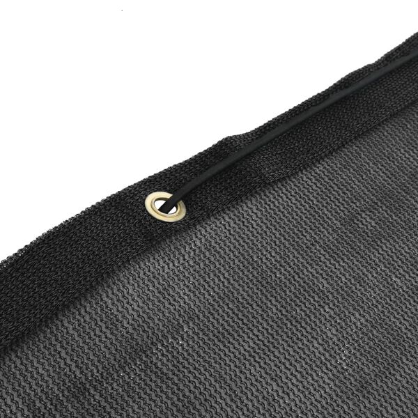 vidaXL Rete per Rimorchi in HDPE 1,5x2,7 m Nera