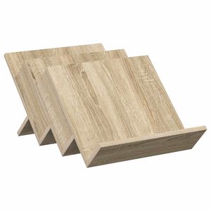 vidaXL Scaffale per riviste Rovere Sonoma 53 x 40 x 28,5 cm