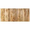 vidaXL Testiera 180 cm in Legno Massello di Mango Grezzo
