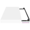 vidaXL Scaffali a Parete 2 pz Bianchi 60x23,5x3,8 cm in MDF