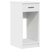 vidaXL Supporto a Torre per Computer con Cassetto Bianco 35x45x77 cm