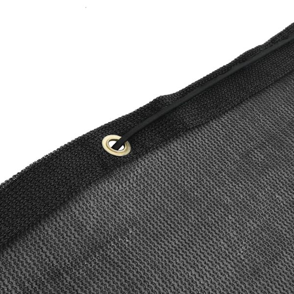 vidaXL Rete per Container in HDPE 3,5x8 m Nera