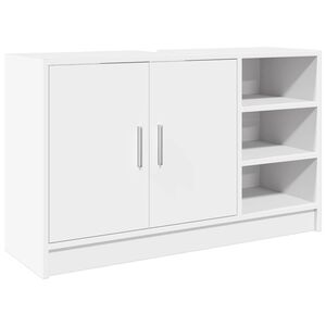 vidaXL Mobile Lavabo Bianco 90x29x55 cm in Truciolato