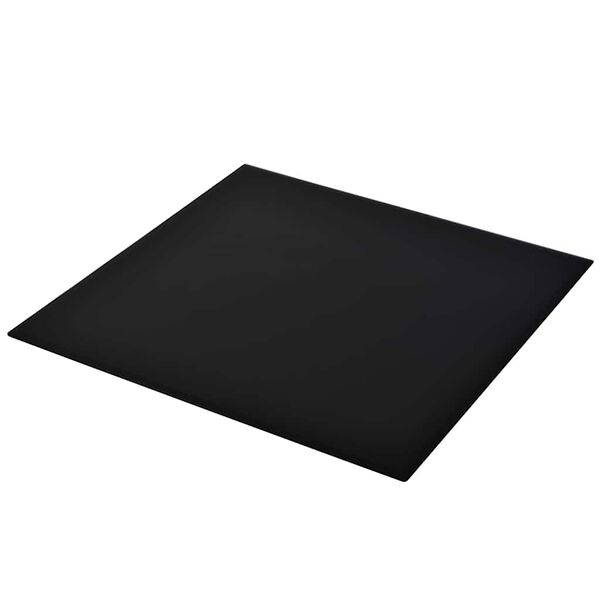 vidaXL Piano Tavolo in Vetro Temperato Quadrato 700x700 mm