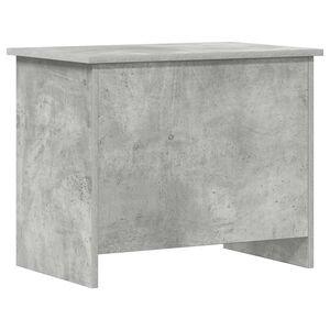 vidaXL Cassa di stoccaggio Grigio Cemento 60 x 40 x 50 cm
