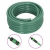 vidaXL Set Tubo da Giardino con Raccordi Verde 0,5" 50 m in PVC