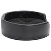 vidaXL Lettino per Cani Nero 69x59x19 cm in Peluche e Similpelle