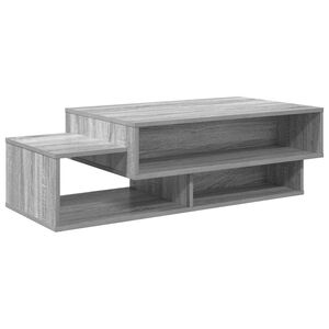 vidaXL Tavolino da salotto Grigio Sonoma 105 x 50 x 32,5 cm