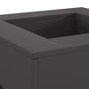 vidaXL Focolare Nero 60 x 60 x 30 cm Acciaio
