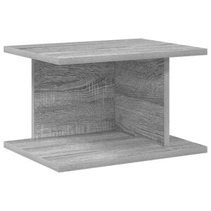 vidaXL Comodino Grigio Sonoma 40 x 30 x 25 cm Legno multistrato